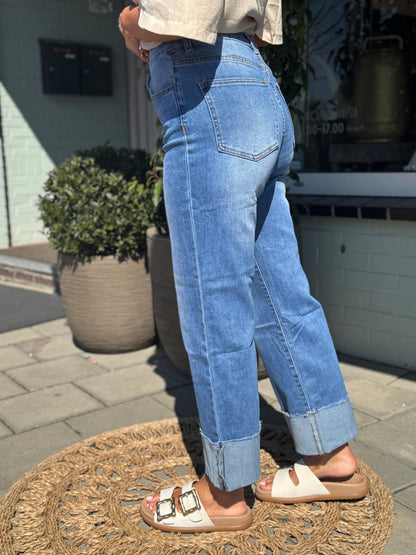 Wide 7/8 Jeans