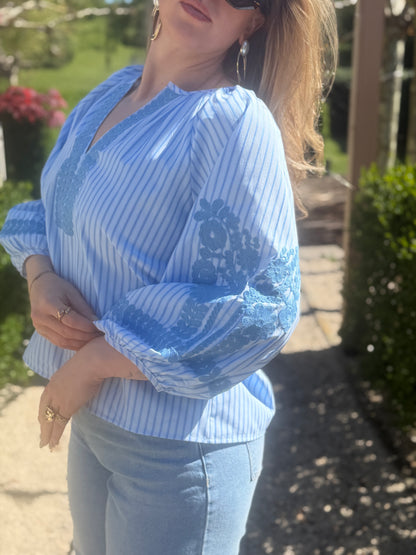 ALUNA Blouse - Blauw