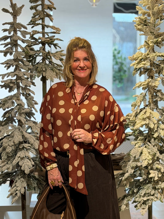 POLKA Blouse - Camel