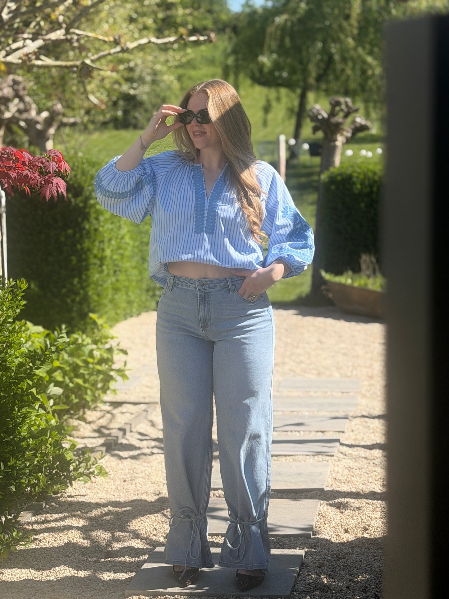 ALUNA Blouse - Blauw