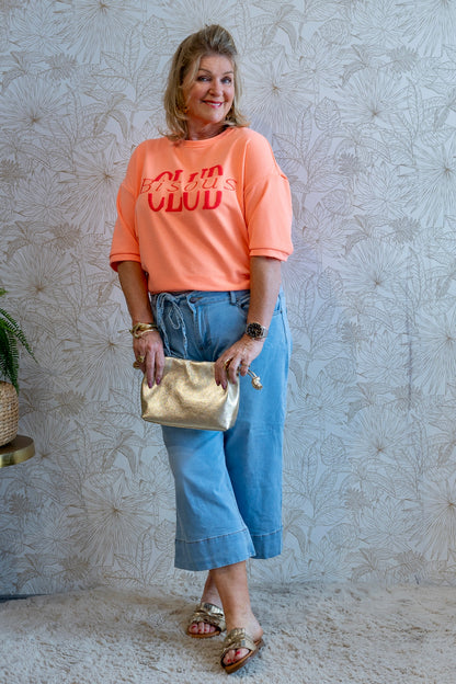 BISOUS SWEATER - ORANJE