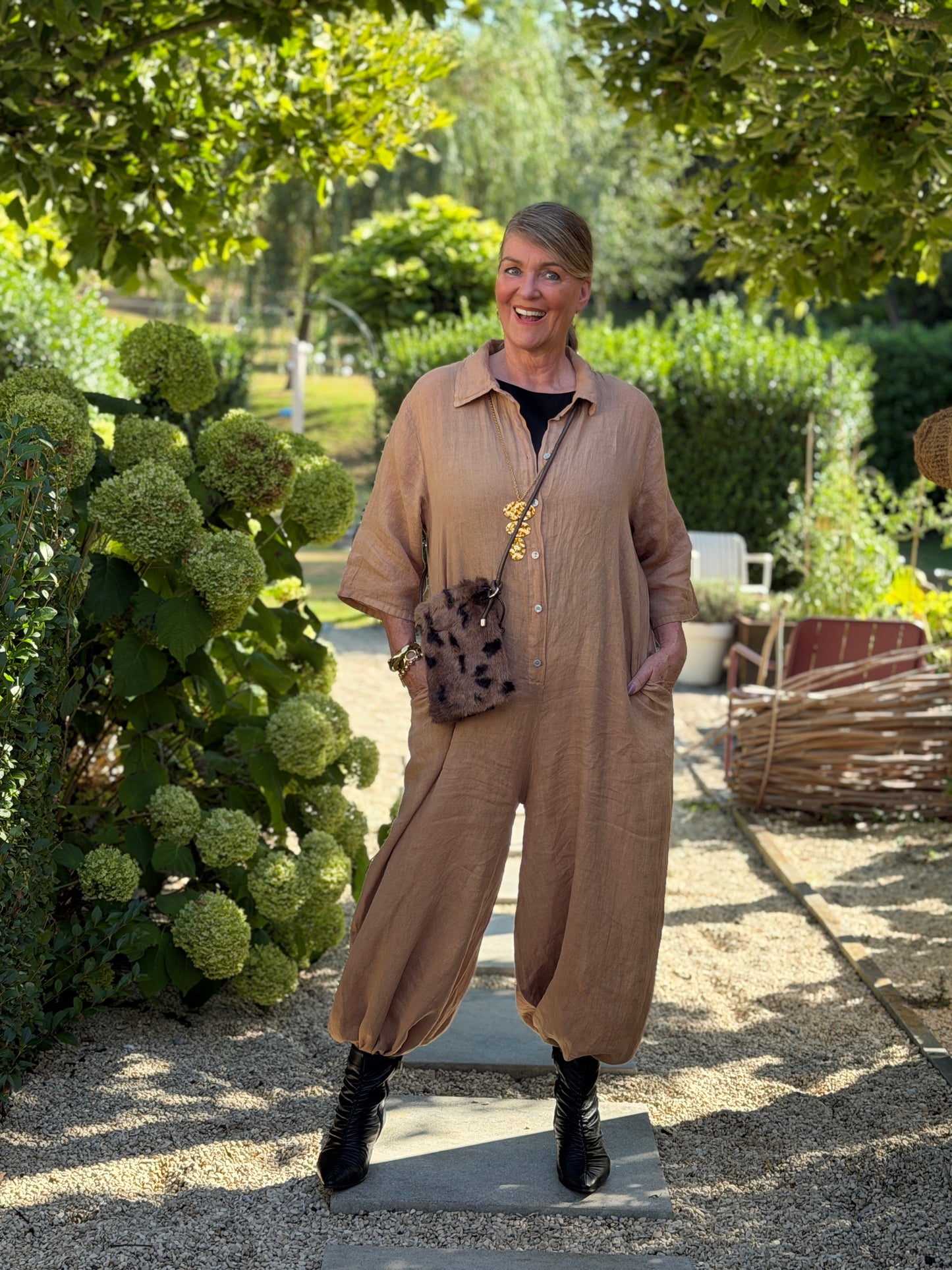 OVA JUMPSUIT - CAMEL