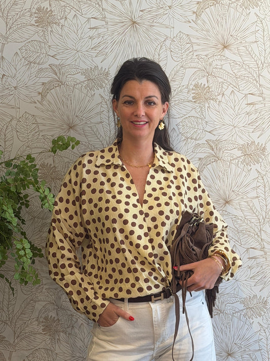 DOTS Blouse - Geel