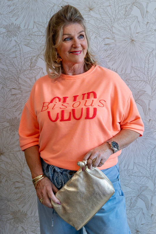 BISOUS SWEATER - ORANJE