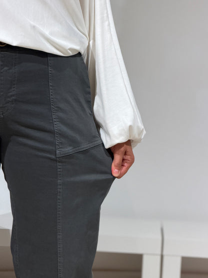 LENA BARREL JEANS - GRIJS