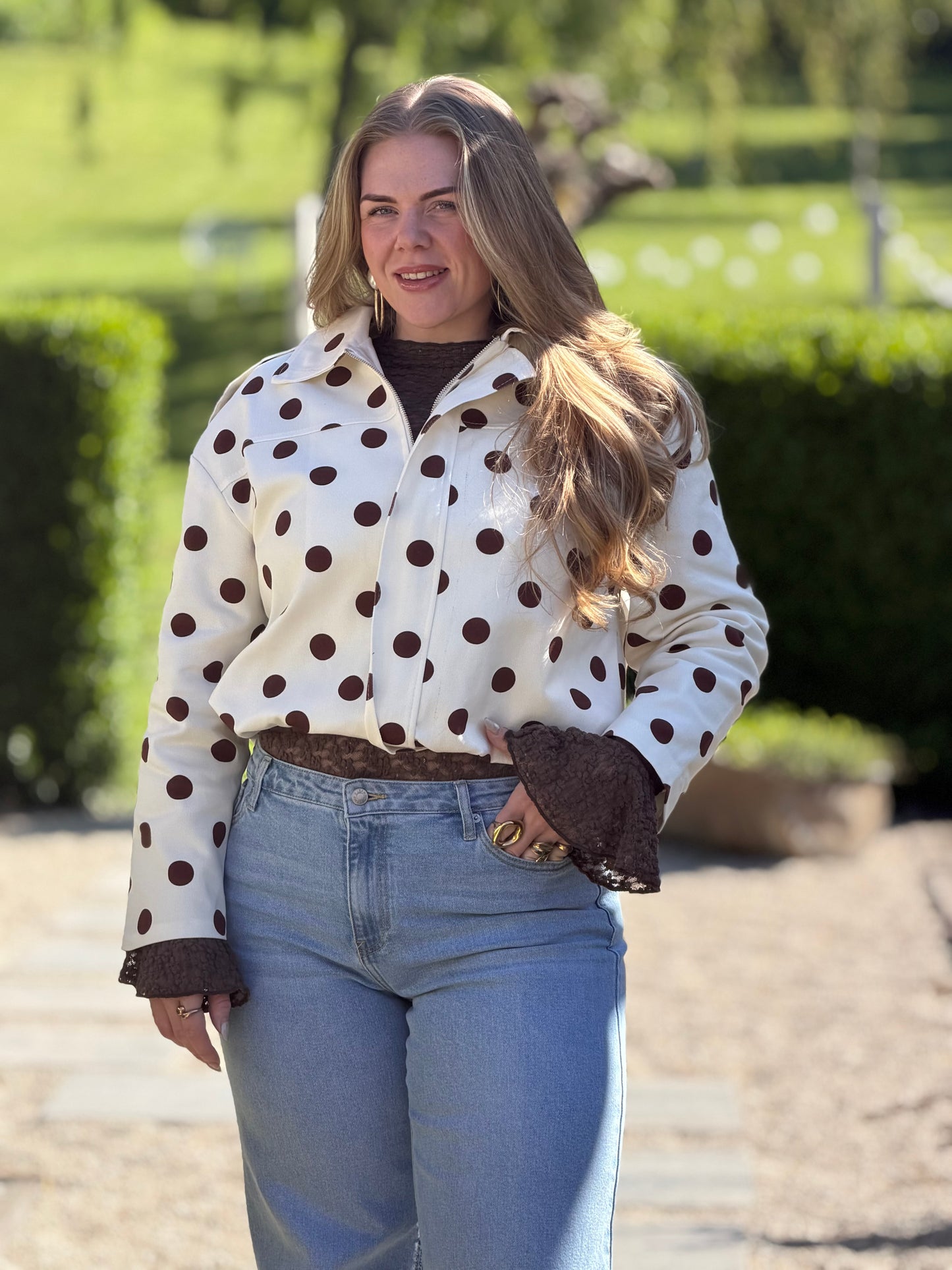 ROXY Lace Top - Bruin