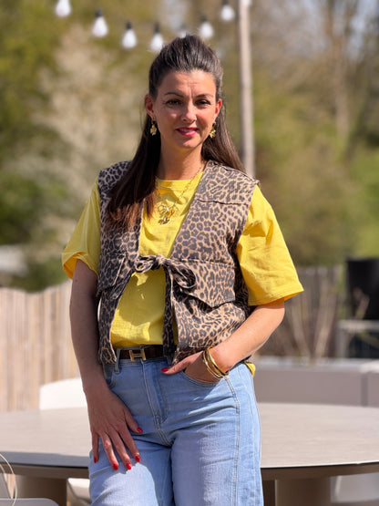 BASIC SHIRT - Geel