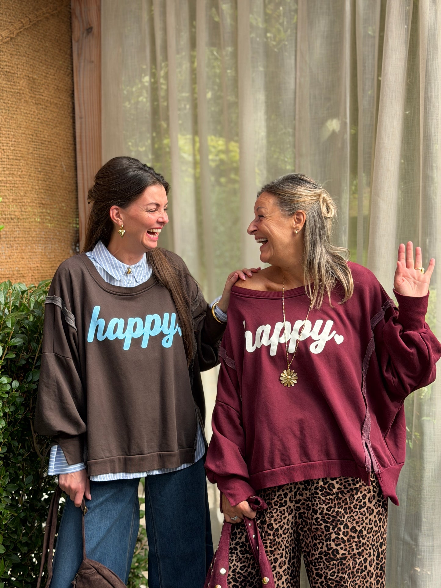 HAPPY SWEATER - BORDEAUX