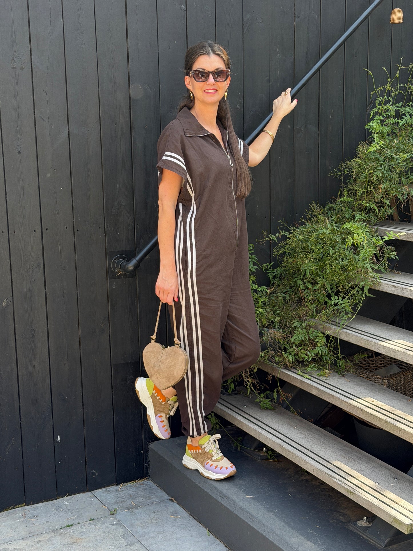 JUMPSUIT STRIPE - BRUIN