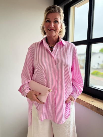 Oversized Blouse - Roze