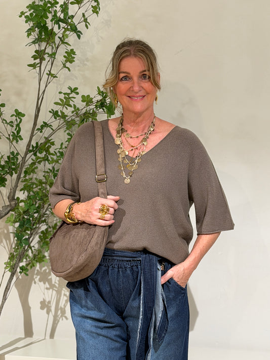 BASICO SHIRT - TAUPE