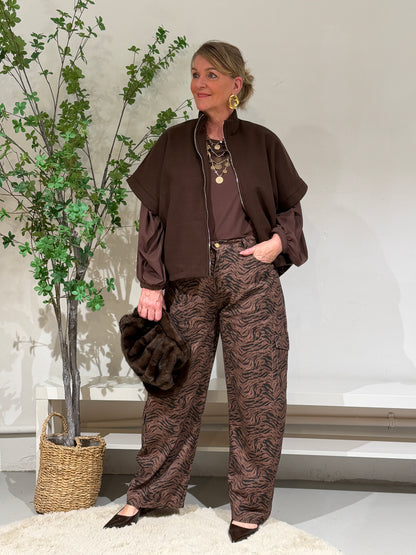 BARREL BROEK ZEBRA