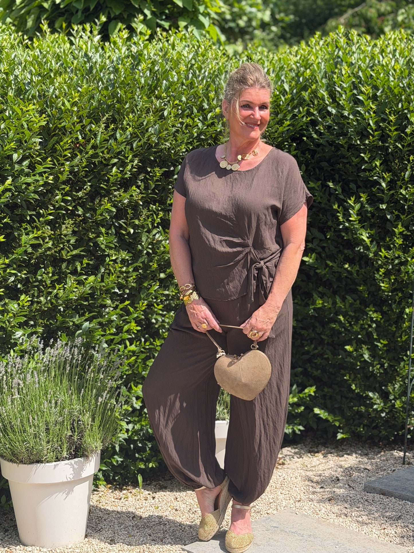 TWINSET NUDO - BRUIN