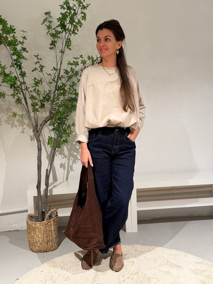 INEZ SHIRT - BEIGE