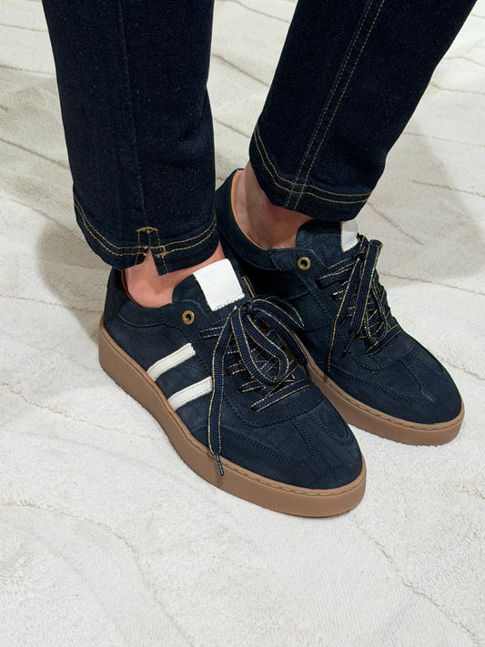 NYNKE  SNEAKER BLAUW