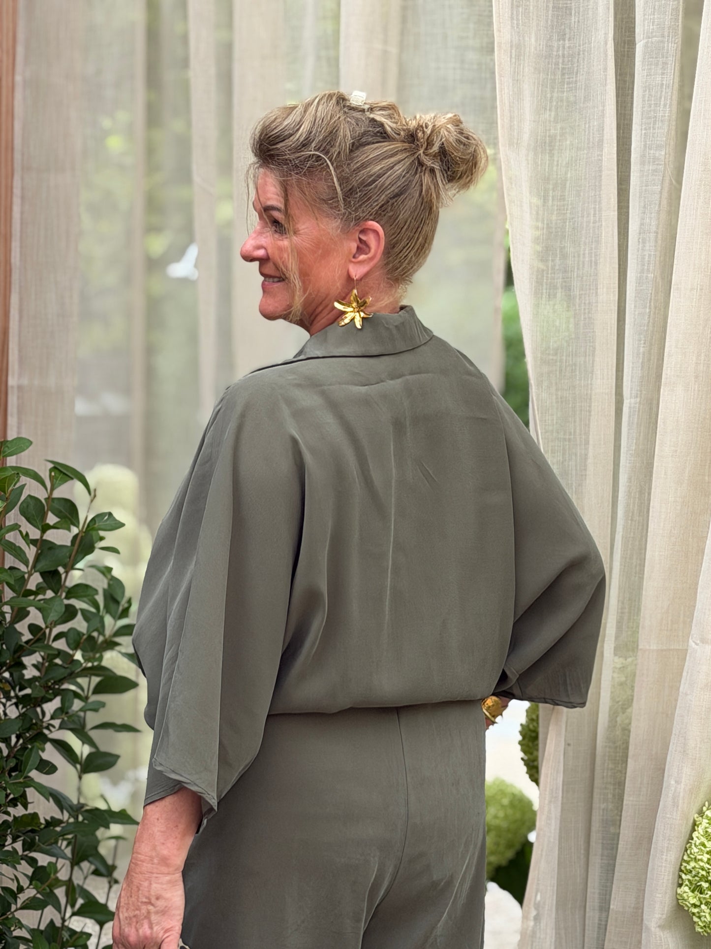 NOÉMI BLOUSE - GROEN
