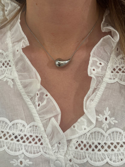 Drop Necklace - Silver