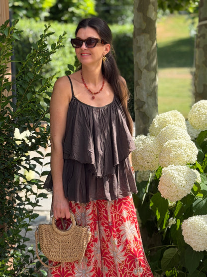 SOPHIE RUFFLE TOP