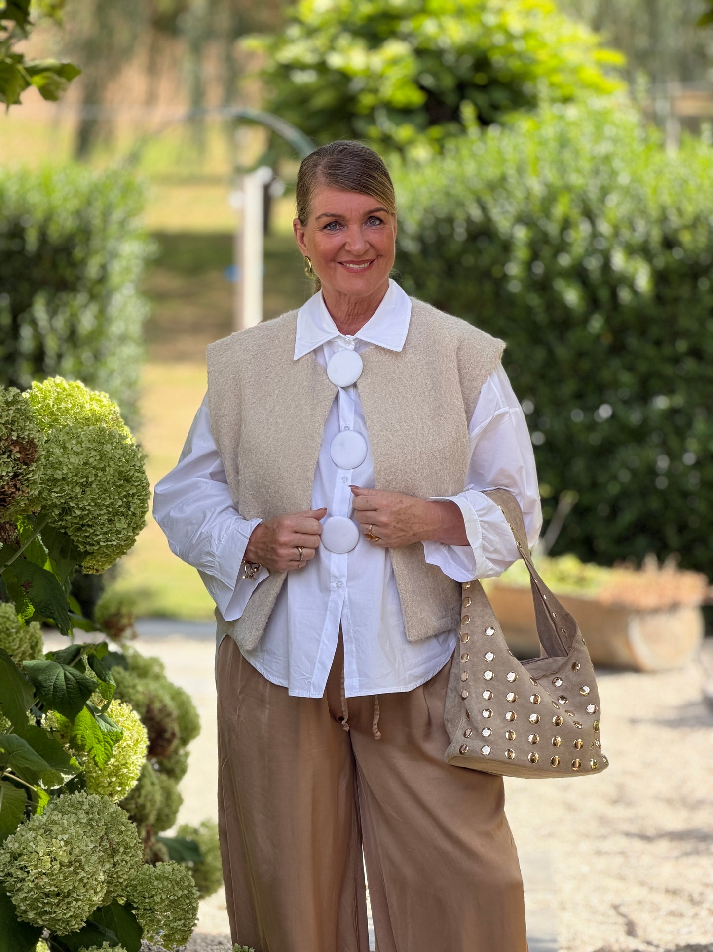 ELENA GILET - BEIGE