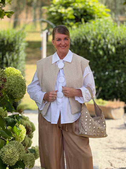 ELENA GILET - BEIGE