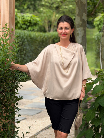 BONA SATINLOOK BLOUSE