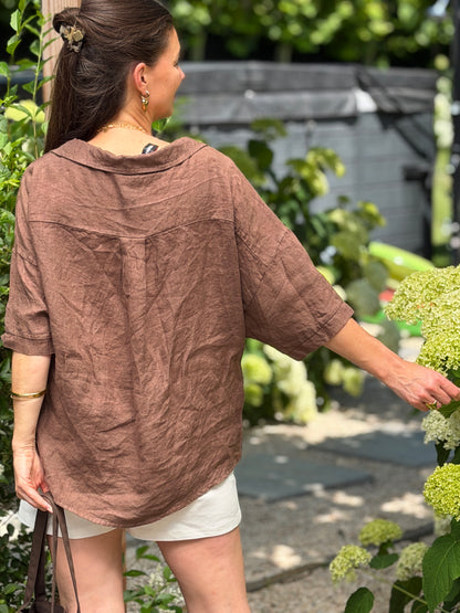 LINO BLOUSE - BRUIN