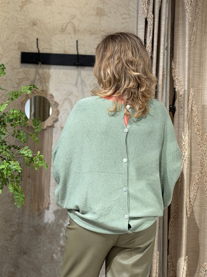 BRITT VEST - GROEN