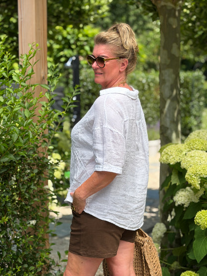 LINO BLOUSE - WIT