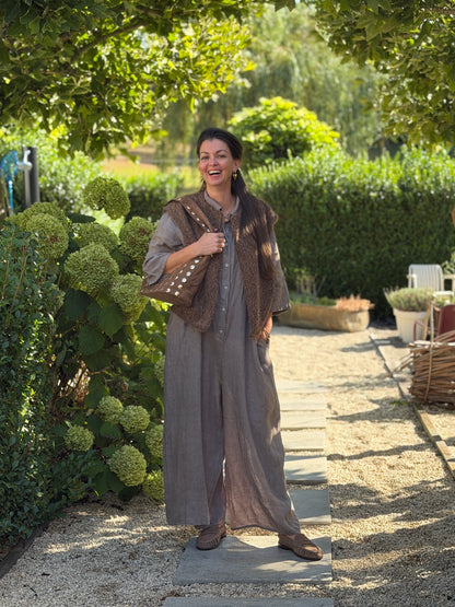 OVA JUMPSUIT - TAUPE