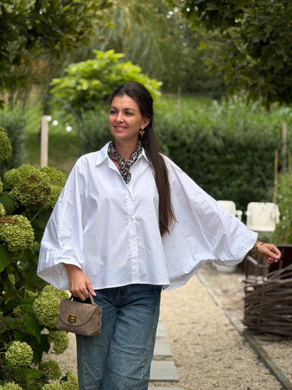 BALI BLOUSE PLUS - WIT