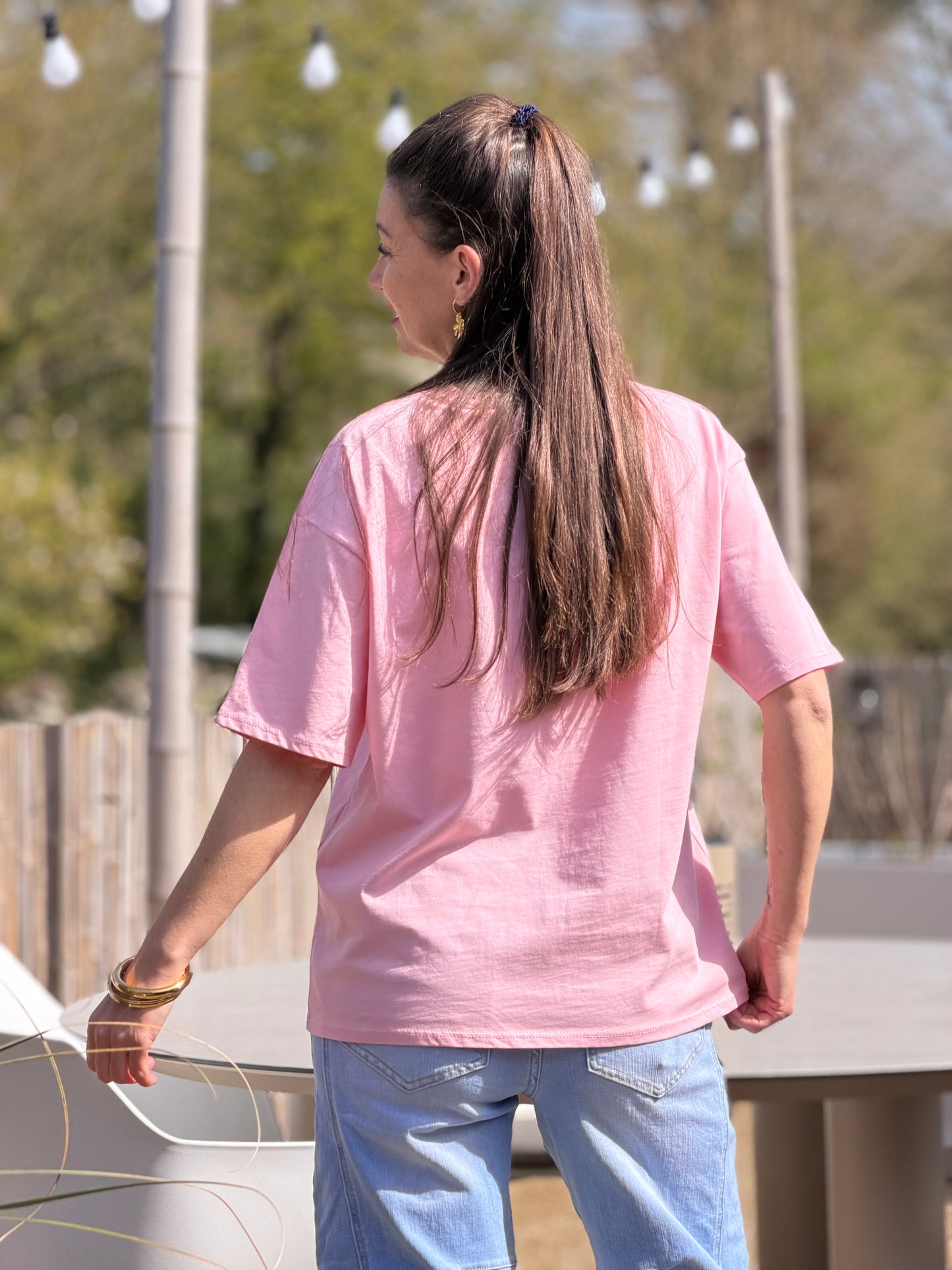BASIC SHIRT - Roze
