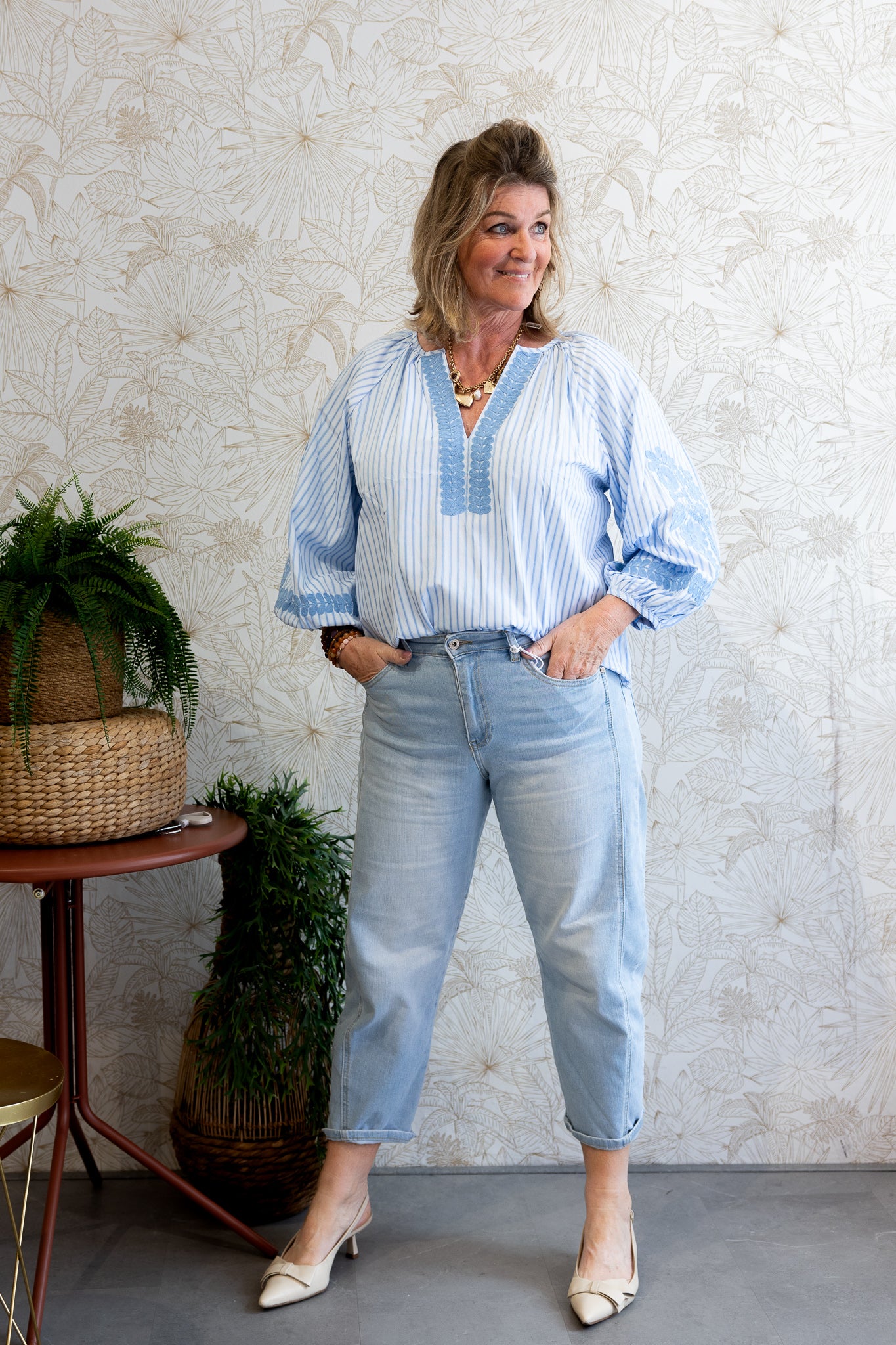 ALUNA Blouse - Blauw