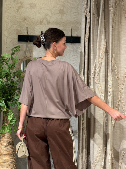 CARO SHIRT - TAUPE