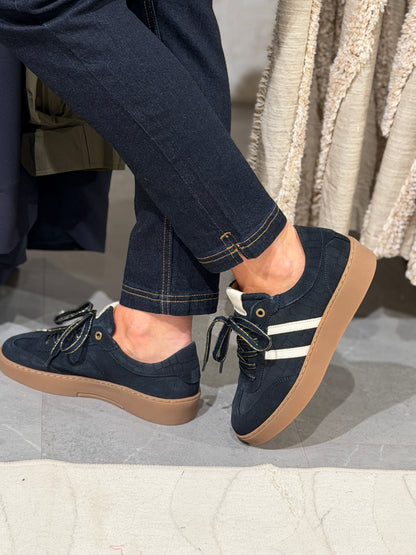 NYNKE  SNEAKER BLAUW