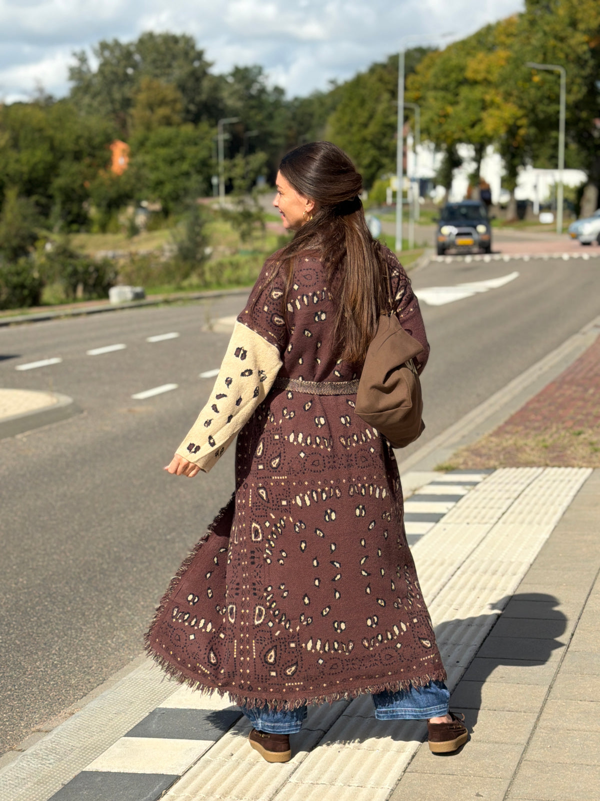MARON VEST - BRUIN PRINT