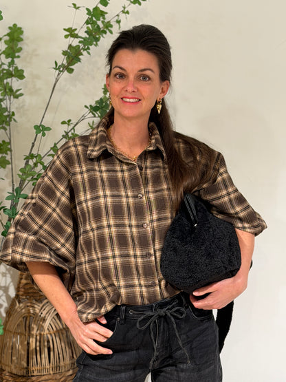 BALI BLOUSE RUIT - BRUIN