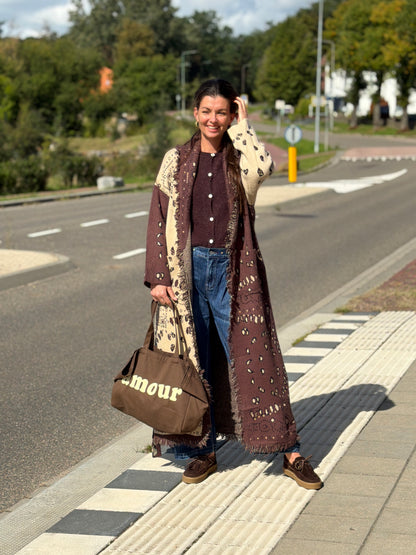 MARON VEST - BRUIN PRINT