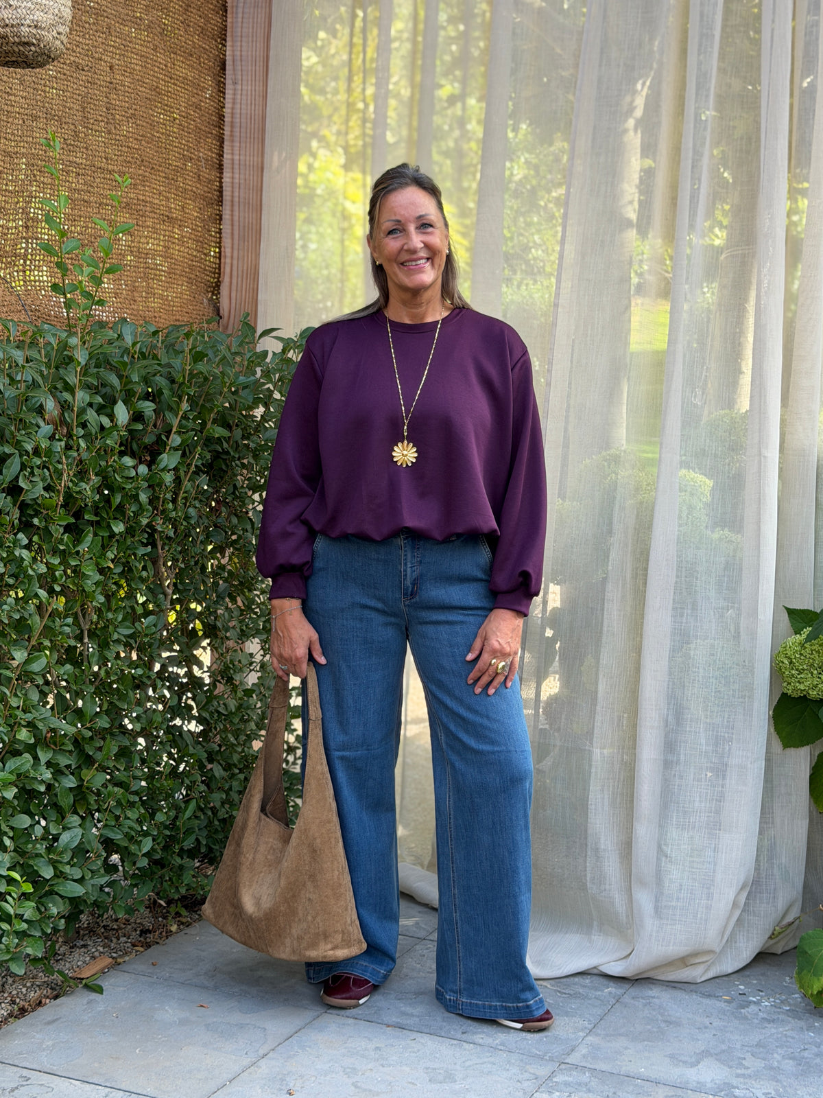 SWEATER CINDY - OBERGINE