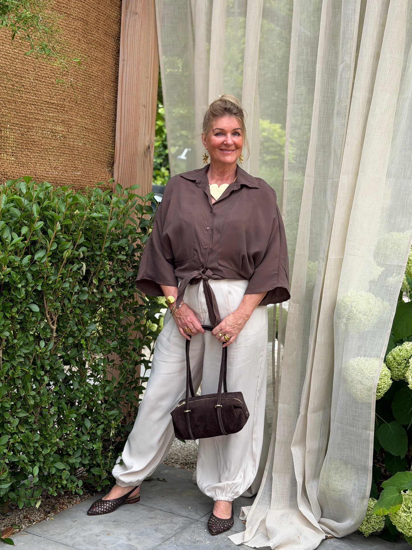 NOÉMI BLOUSE - BRUIN