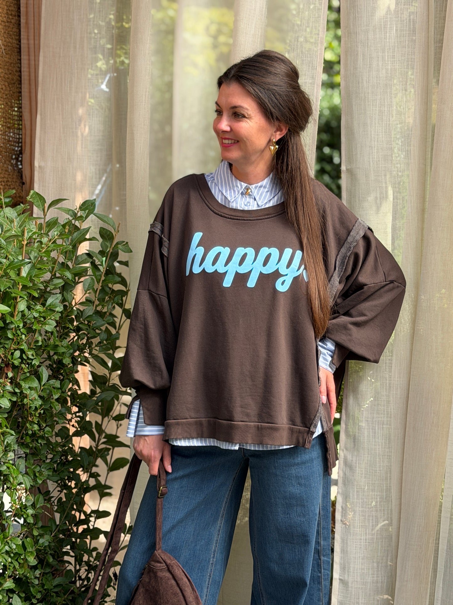 HAPPY SWEATER - BRUIN