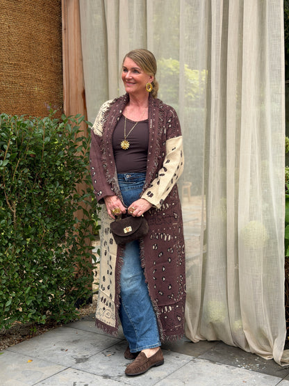 MARON VEST - BRUIN PRINT