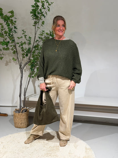 LILY KNOOPTRUI - GROEN