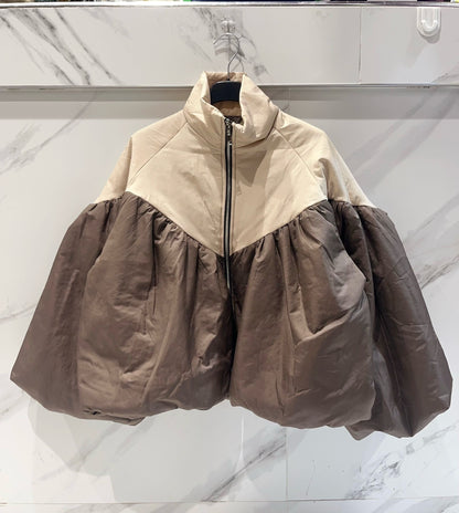 UNI PUFFER - BRUIN/ECRU