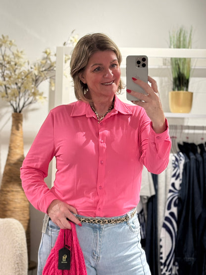 Flora Blouse - Fuchsia