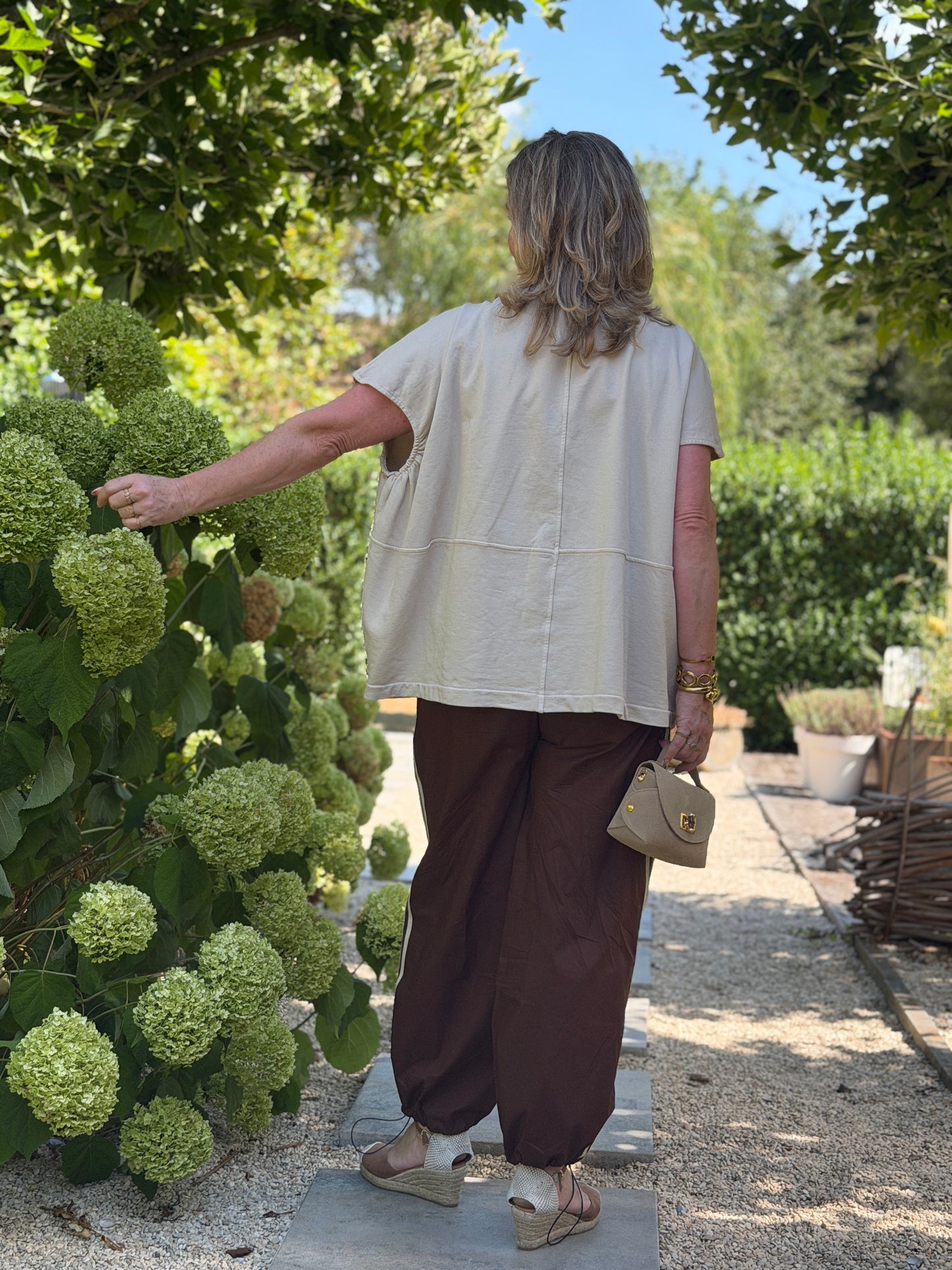 OVERSIZED GILET - BEIGE