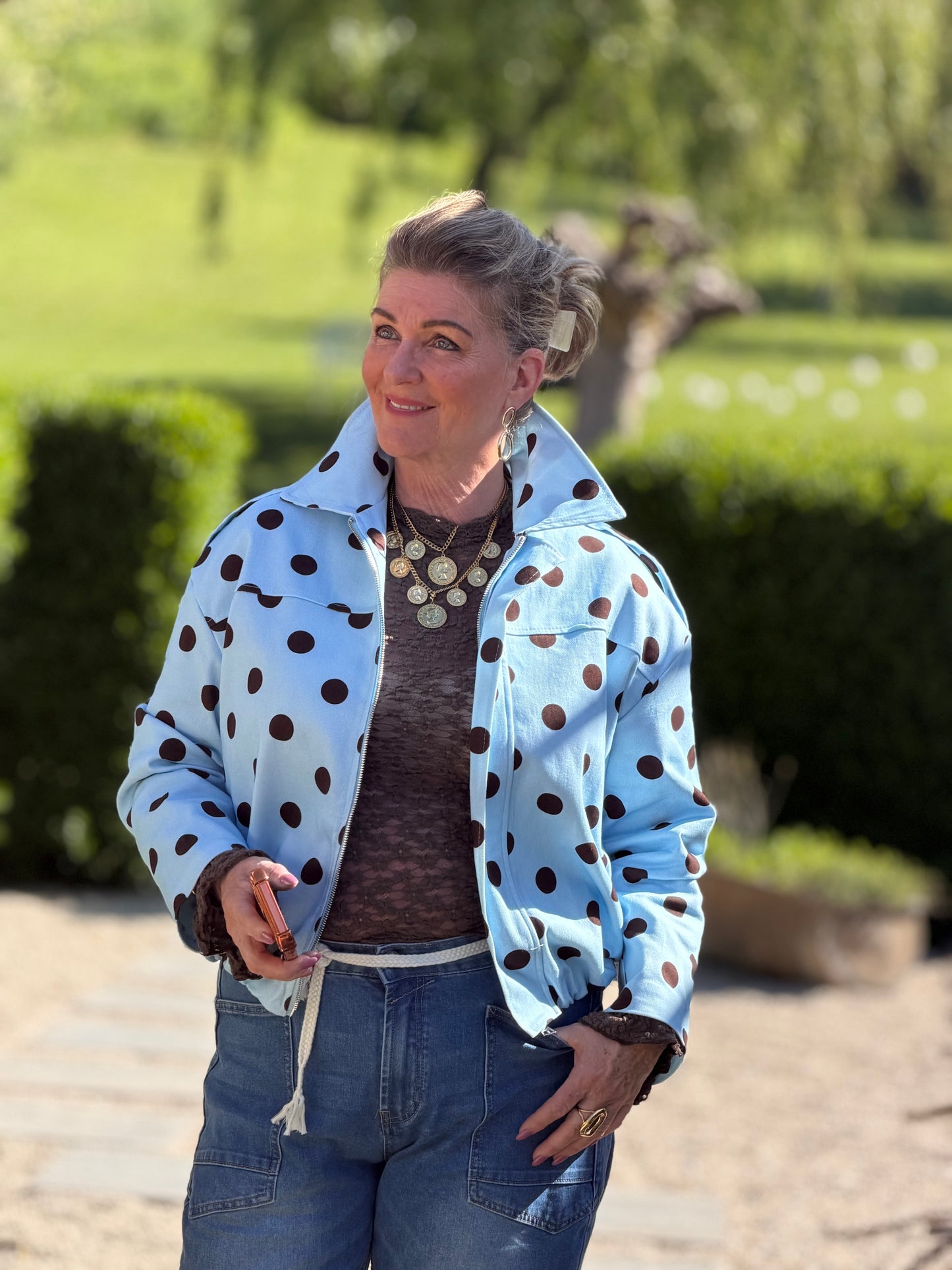 POLKA Bomber - Blauw