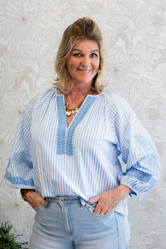 ALUNA Blouse - Blauw
