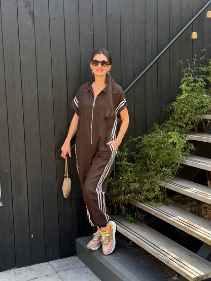 JUMPSUIT STRIPE - BRUIN