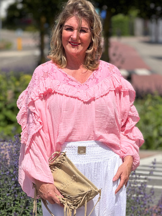 VIONA BLOUSE - ROZE