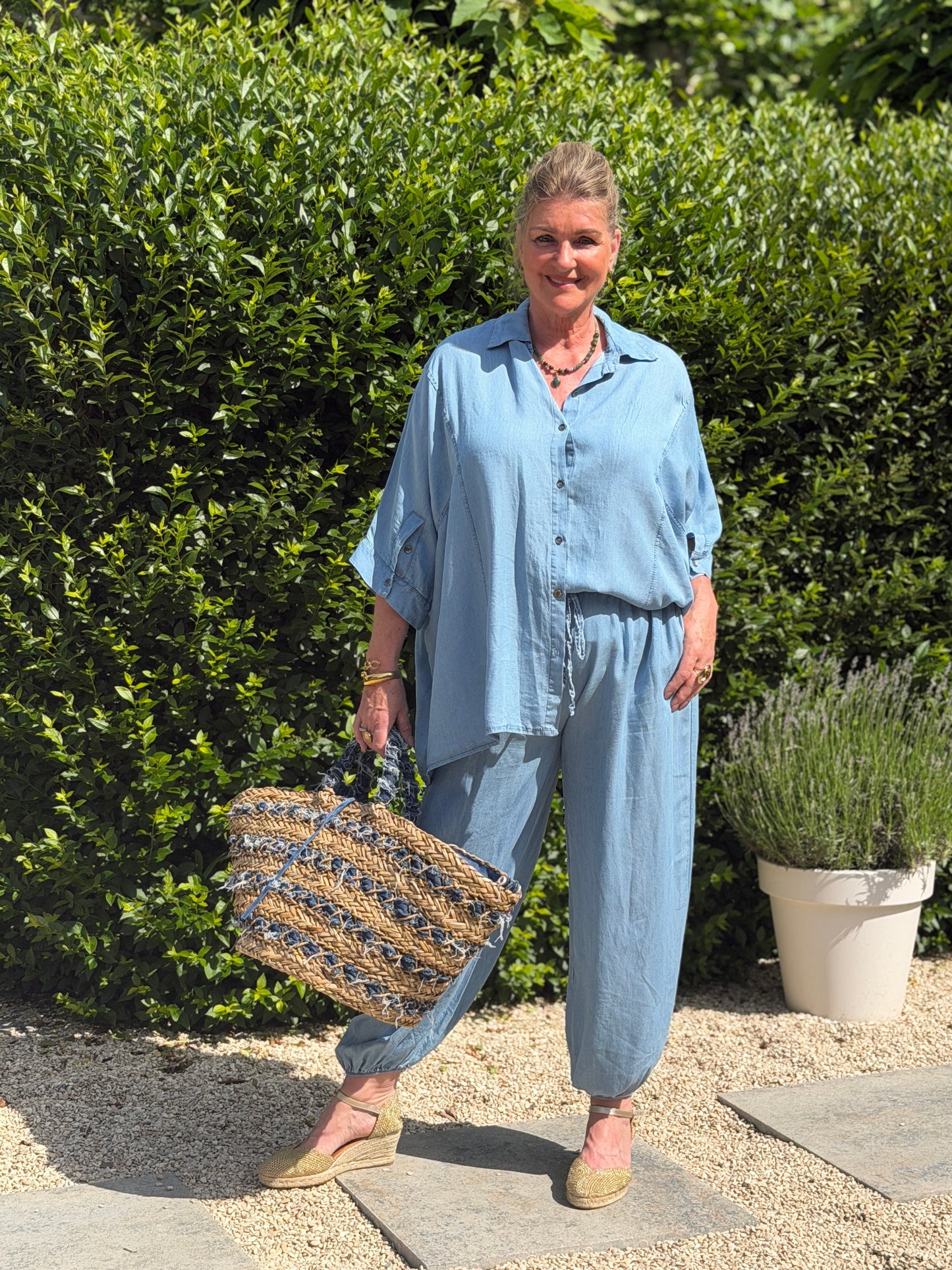 ELENA Jeans Blouse